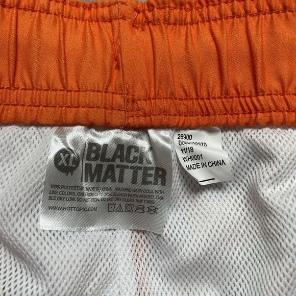 Black Matter Corgi Floral Swim Trunks Mens XL Orange NWT - Picture 6 of 7